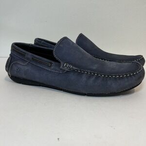 Di‎ Pollini Chic Suede Blue Moccasins for Men Authentic Size 12